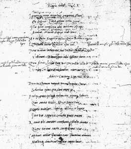 Pagina del codice Borgiano lat. 367