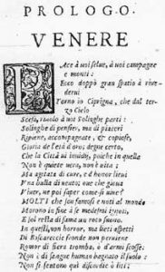 Pagina iniziale dell'edizione della Filliria