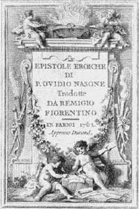 Frontespizio dell'edizione parigina del 1762