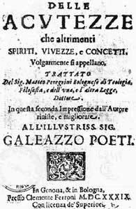 Frontespizio della secentina