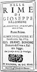 Frontespizio dell'edizione del 1647